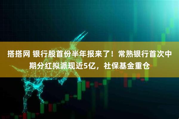 搭搭网 银行股首份半年报来了！常熟银行首次中期分红拟派现近5亿，社保基金重仓